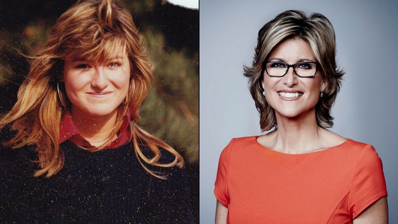 Here is Ashleigh Banfield just prior to her graduation from Queens University in Kingston, Ontario. The "Legal View" host said, "The hair was cut off the following year, at the start of my broadcast career!" Nearly four decades since this 1988 photo, Banfield's tresses have never looked better! 
