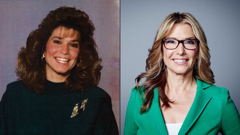 A newswoman through and through, Carol Costello poses for Columbus Monthly Magazine in 1988. At the time, she was an anchor in Ohio and the magazine wanted fashion tips. "I told them my 'do took many layers of hairspray," Costello recalled. "It simply did not move no matter what."