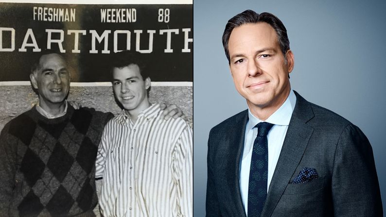 Even as a youthful college freshman, Jake Tapper has always personified poise and presence. Here, with his dad on the campus of Dartmouth, the future host of "The Lead" appears ready for a big future.