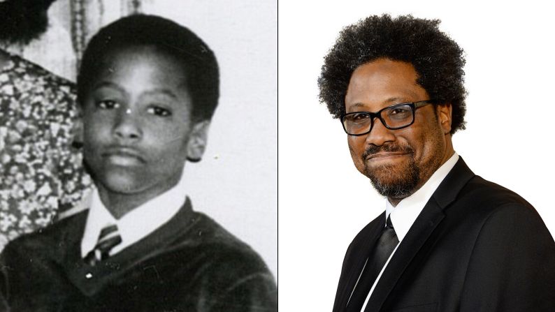 A crisp white shirt and elegant tie is always in style! At left, future "United Shades of America" host Kamau Bell poses for his grandmother's 75th birthday in 1981.