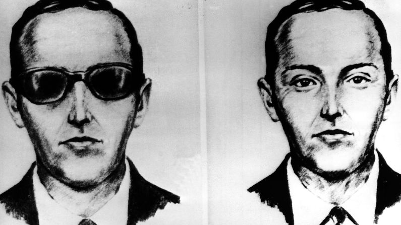 This FBI sketch shows one of America's most famous skyjackers, a man called "D.B. Cooper" who bailed out of a Boeing 727 in 1971 and vanished with $200,000 in ransom. He was never caught and <a href="index.php?page=&url=http%3A%2F%2Fwww.cnn.com%2F2016%2F07%2F12%2Fworld%2Fd-b-cooper-fbi-closes-case%2Findex.html" target="_blank">the FBI announced</a> in 2016 it was closing the case after 45 years.