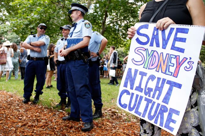 On February 21, Sydney residents organized a Keep Sydney Open demonstration. The NSW State Government imposed a range of restrictions on inner city venues, including a 1:30 a.m. lockout, in 2014.