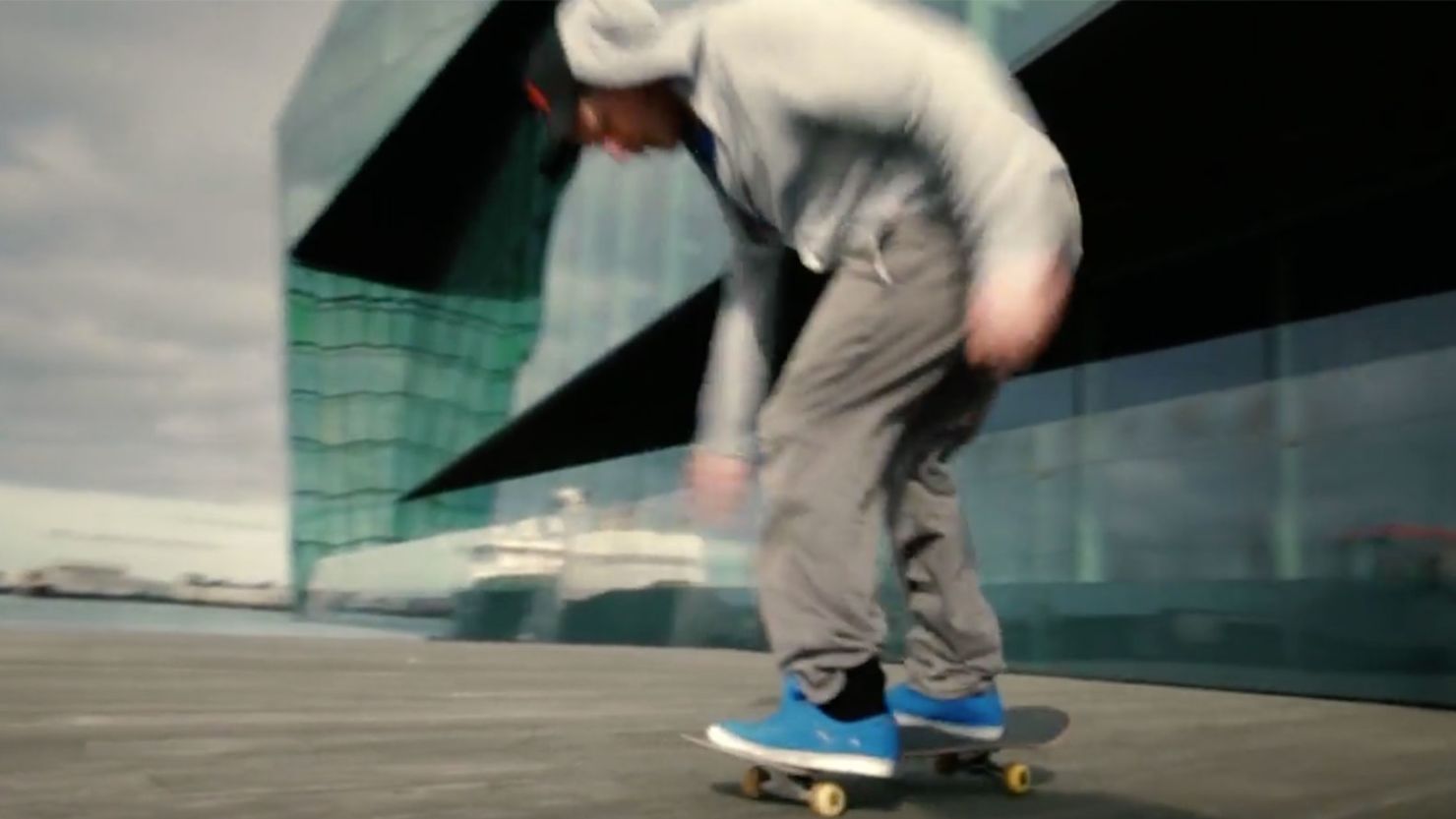 The video production company says at least the skateboarder was from Rhode Island.