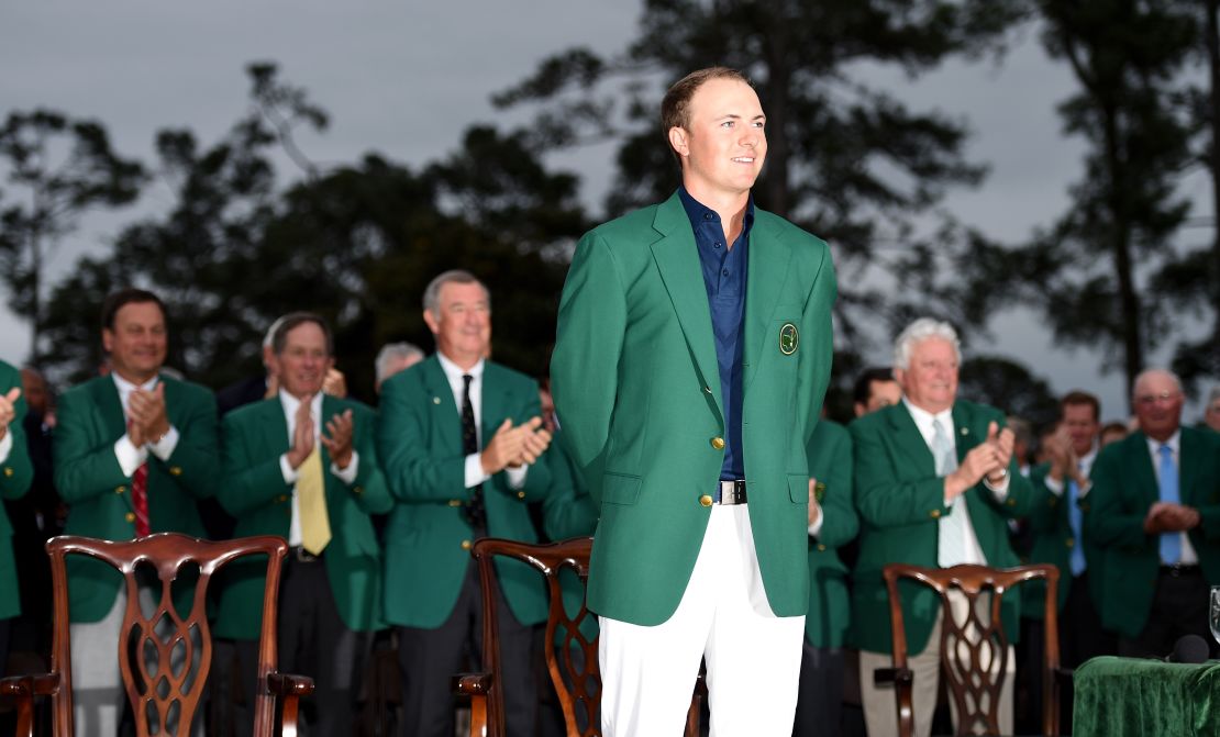 Jordan Spieth won his maiden major by four shots at Augusta in 2015. 