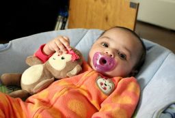 Amanda Hensley's daughter Valencia at 3 months old.