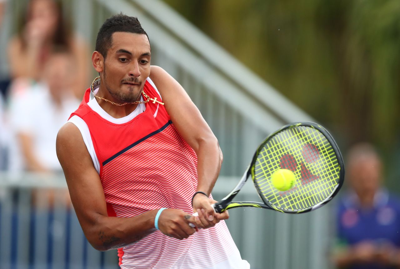 Kyrgios owns wins over other members of the "Big Four," having dispatched Roger Federer in Madrid last year. 