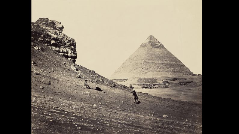 This photo, taken by English photographer Francis Frith on his first visit to Egypt, is one of 26,000 images in the Sam Wagstaff Collection. Wagstaff was an important collector and curator of photography through the 1970s and '80s. He sold his collection to the J. Paul Getty Museum, which has just published a book about Wagstaff and his photographs called <a href="index.php?page=&url=http%3A%2F%2Fshop.getty.edu%2Fproducts%2Fthe-thrill-of-the-chase-the-wagstaff-collection-of-photographs-at-the-j-paul-getty-museum-978-1606064672" target="_blank" target="_blank">"The Thrill of the Chase."</a> As a collector, Wagstaff reveled in championing photographers who were not being shown in establishment museums.