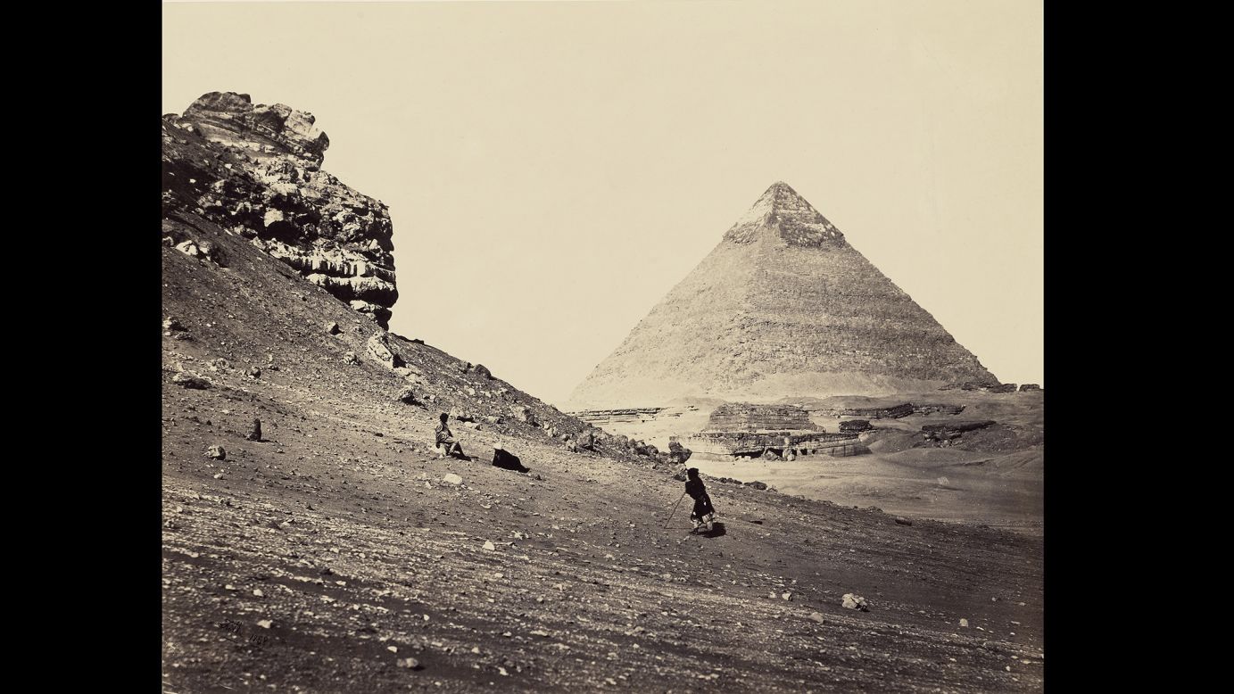 This photo, taken by English photographer Francis Frith on his first visit to Egypt, is one of 26,000 images in the Sam Wagstaff Collection. Wagstaff was an important collector and curator of photography through the 1970s and '80s. He sold his collection to the J. Paul Getty Museum, which has just published a book about Wagstaff and his photographs called <a href="http://shop.getty.edu/products/the-thrill-of-the-chase-the-wagstaff-collection-of-photographs-at-the-j-paul-getty-museum-978-1606064672" target="_blank" target="_blank">"The Thrill of the Chase."</a> As a collector, Wagstaff reveled in championing photographers who were not being shown in establishment museums.