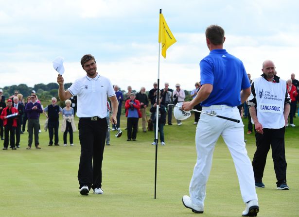 The 20-year-old Frenchman qualified for the Masters after winning the British Amateur at Carnoustie in June, beating Scotland's Grant Forrest to the title. The Masters will be Langasque's last tournament before turning professional.