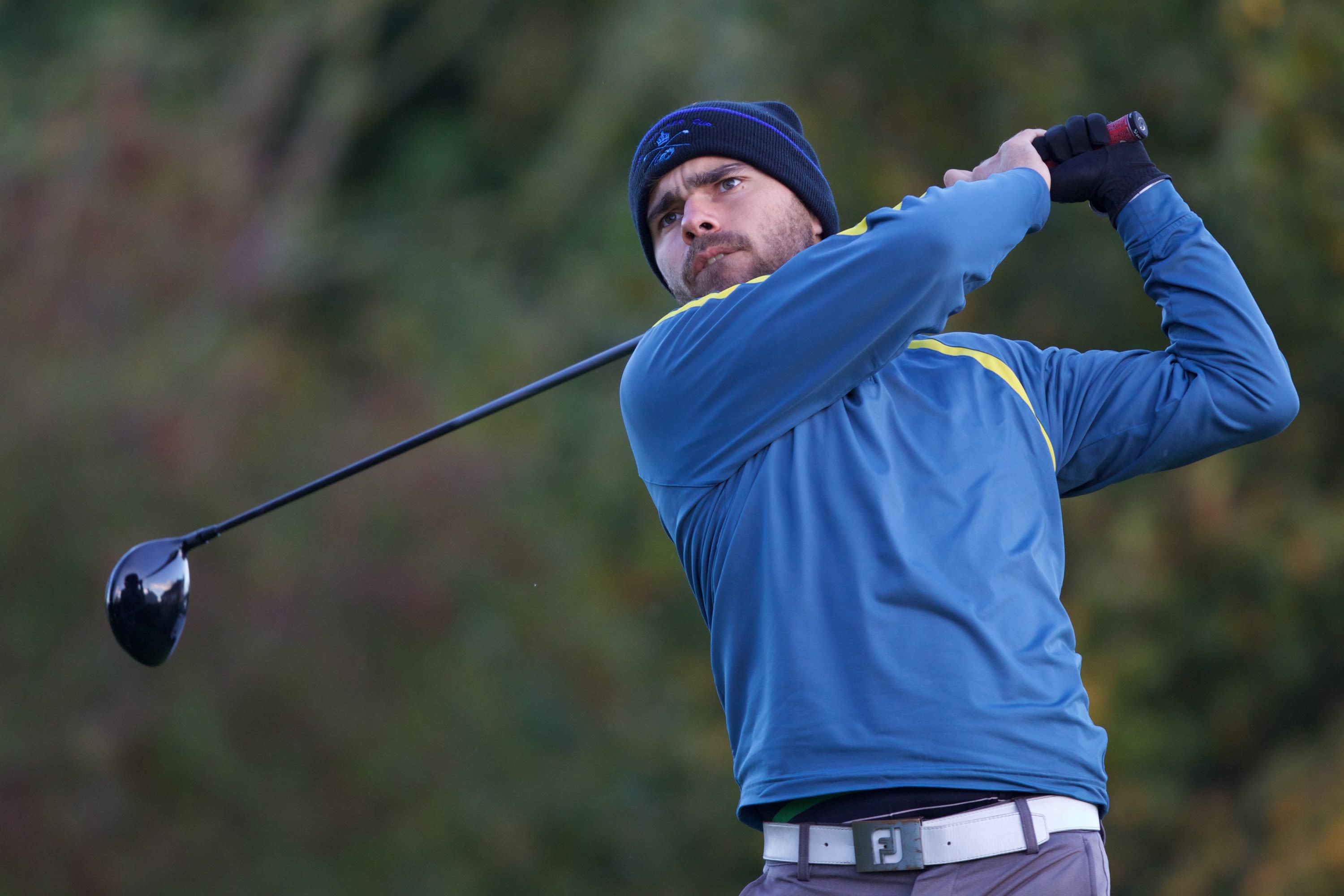 Romain Langasque is days away from playing in his first ever Masters. The French amateur told CNN he is determined to be himself at Augusta and "have fun."