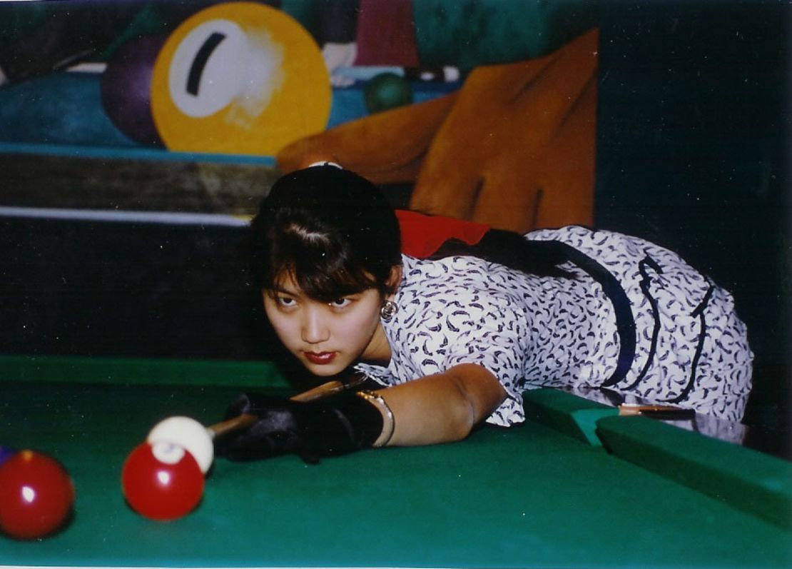 After a difficult childhood of battling scoliosis, Jeanette says she believes playing pool healed her. It became an escape. 