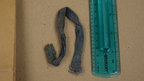 Lawyers say items belonging to Michele Harris were found in a fire pit.