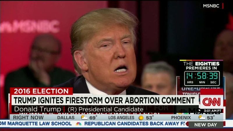 Trump Stumbles On Abortion Question | CNN Politics