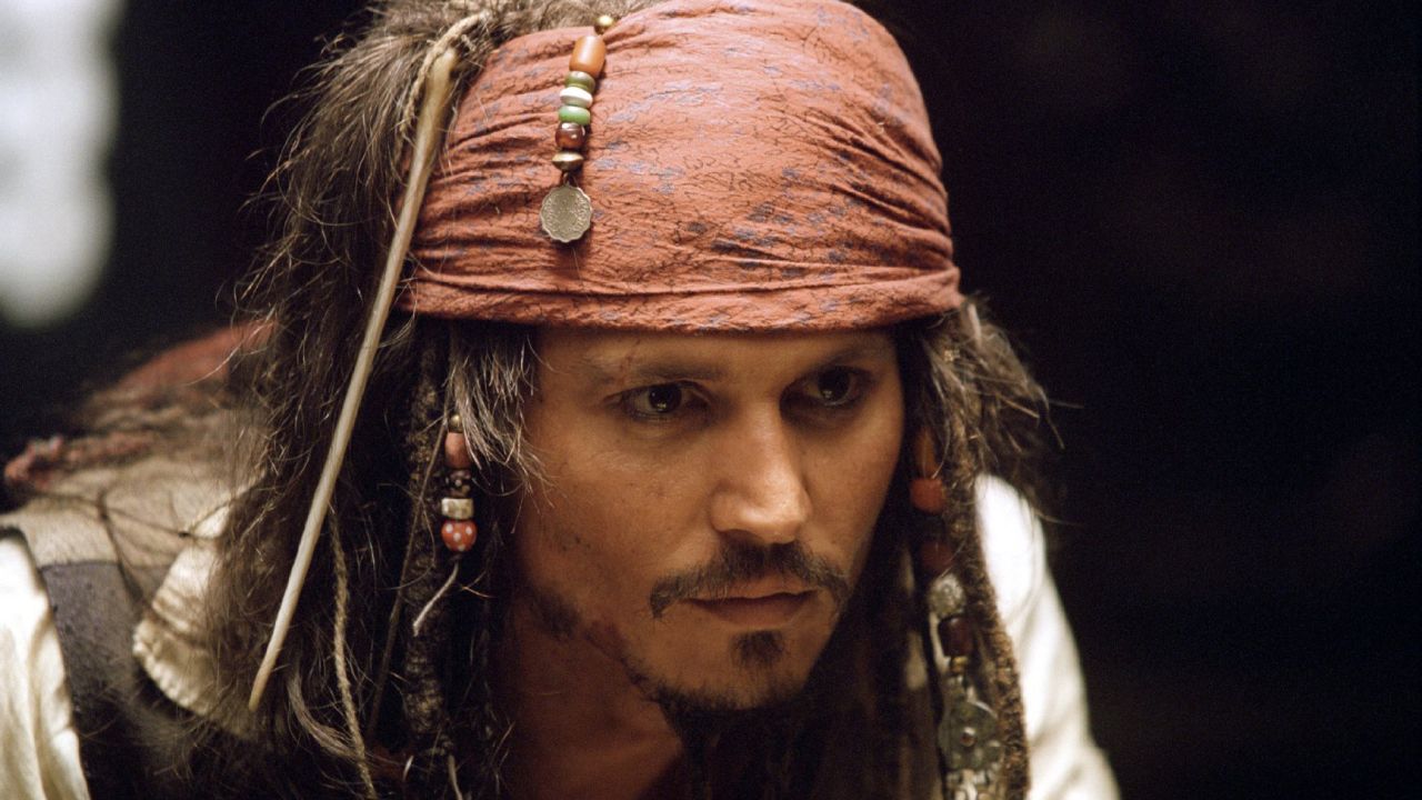 Dreadlocks are part of the costume for Johnny Depp as Captain Jack Sparrow in the "Pirates of the Caribbean" movies.