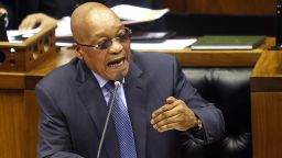 On March 17, South African president Jacob Zuma, answered questions in parliament in Cape Town, South Africa. Now he must answer to the country's highest court, which ruled that he defied the constitution when he used $15 million in state funds to upgrade his private home.(AP Photo/Schalk van Zuydam, File)