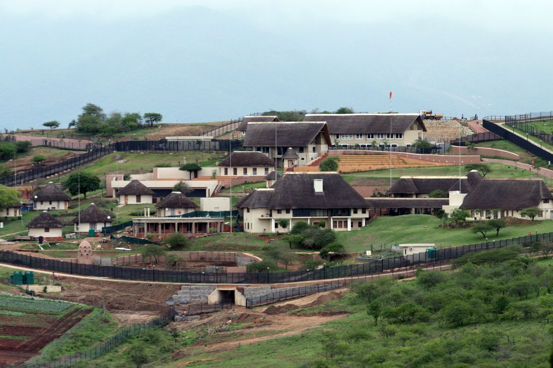 The home of President Jacob Zuma in Nkandla, which some have derisively referred as Zumaville.