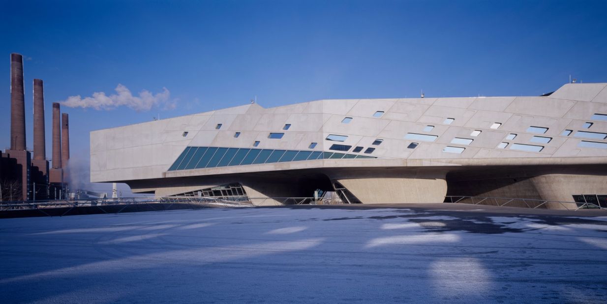 This interactive science center that resembles a space ship was a landmark project for the country.