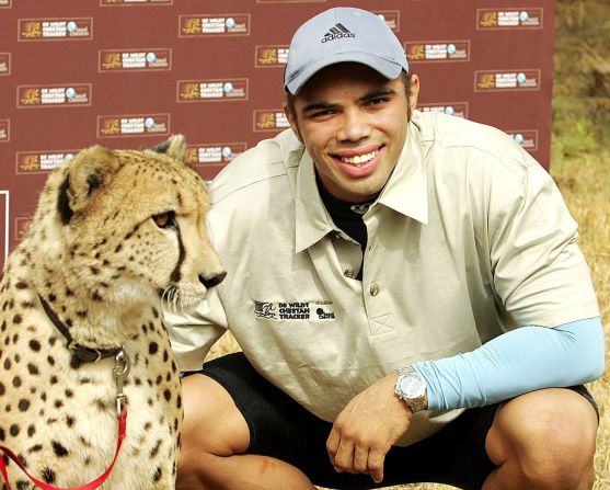 One of rugby's fastest players, Habana famously raced a cheetah in 2007 to raise wildlife awareness. In 2013, he took on an A380 super-jumbo at a UK airport runway.
