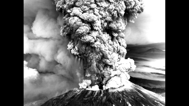 <strong>The eruption of Mount St. Helens:</strong> Mount St. Helens erupted in Washington state in May 1980, leading to the deaths of 57 people. <a href="index.php?page=&url=http%3A%2F%2Fwww.theatlantic.com%2Fphoto%2F2015%2F05%2Fthe-eruption-of-mount-st-helens-35-years-ago%2F393557%2F" target="_blank" target="_blank">Triggered by an earthquake,</a> the eruption blasted <a href="index.php?page=&url=http%3A%2F%2Fwww.cnn.com%2F2013%2F07%2F26%2Fus%2Fmount-st-helens-fast-facts%2F" target="_blank">more than 1,000 feet</a> off the top of the volcano. It left a huge crater and spread tons of volcanic ash across several states.