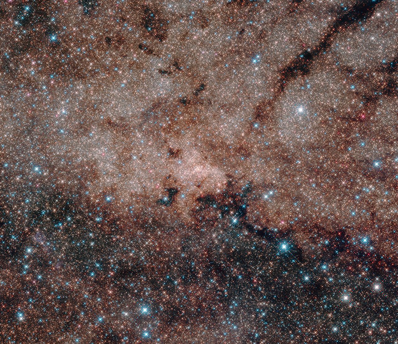 NASA's Hubble Space Telescope, using infrared technology, reveals the <a href="http://www.cnn.com/2016/04/01/us/milky-way-hubble-feat/index.html">density of stars in the Milky Way.</a> According to NASA, the photo -- stitched together from nine images -- contains more than a half-million stars. The star cluster is the densest in the galaxy. 