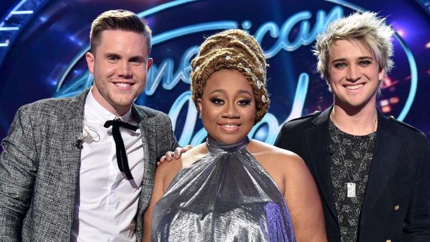 AMERICAN IDOL: Top 3 Revealed: L-R: Contestants Trent Harmon, La'Porsha Renae and Dalton Rapattoni on AMERICAN IDOL airing Thursday, March 31 (8:00-10:00 PM ET/PT) on FOX. © 2016 FOX Broadcasting Co. Cr: Michael Becker/ FOX. This image is embargoed until Thursday, March 31,10:00PM PT / 1:00AM ET