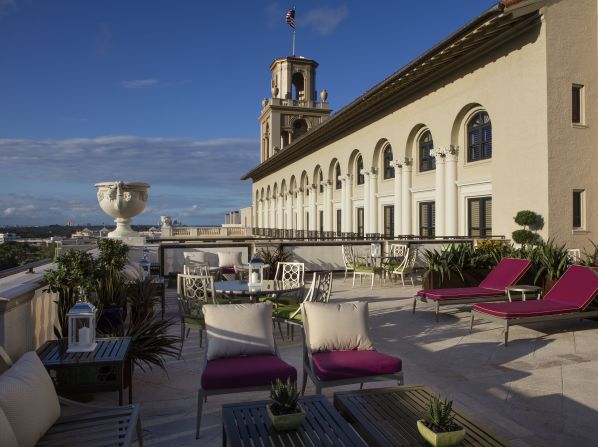 Henry Morrison Flagler extended the Florida East Coast Railroad to what is now West Palm Beach in the 1890s. The Breakers is one of the hotels he built to accommodate the tourism influx.