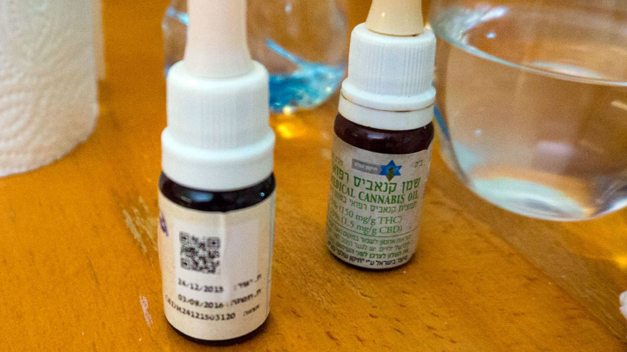 Cannabis oil from Tikun Olam, one of Israel's eight cannabis growers.