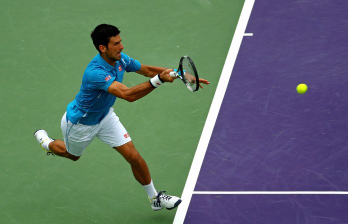 In picking up the tournament's $1.02 million prize check, Djokovic became the all-time leading money winner in tennis.