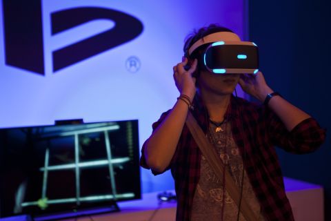 Sony Computer Entertainment has developed a<a href="http://money.cnn.com/2016/03/16/technology/sony-playstation-vr-headset/"> VR headset</a> for its PlayStation 4 video game console. It will be released in October 2016.