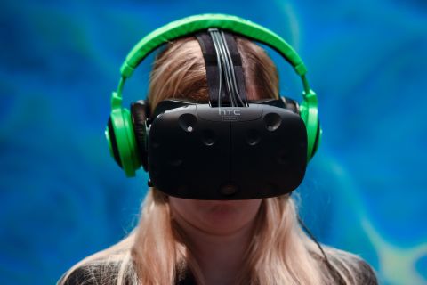 The<a href="https://www.htcvive.com/uk/" target="_blank" target="_blank"> HTC Vive</a>, which begins shipping in May 2016, is the most expensive of all VR headsets, at $799. It includes a set of VR controllers, though, which other models don't offer as standard. It is supported by the digital distribution platform Steam.