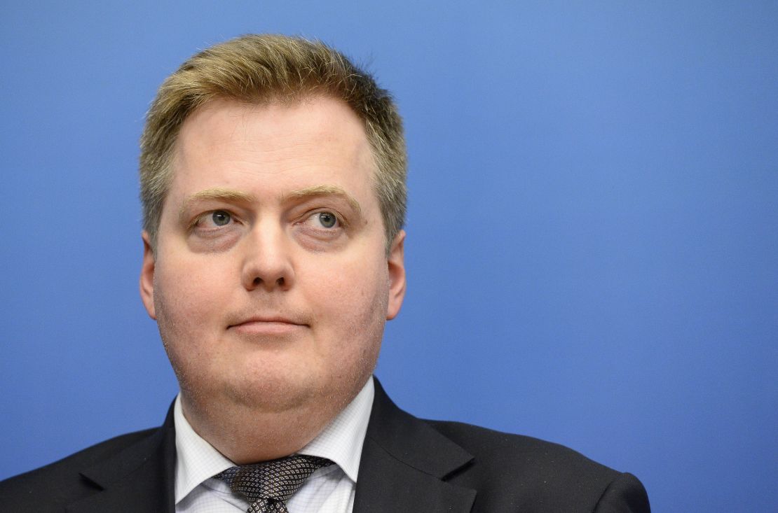 Prime Minister Sigmundur David Gunnlaugsson says he hasn't considered resigning.