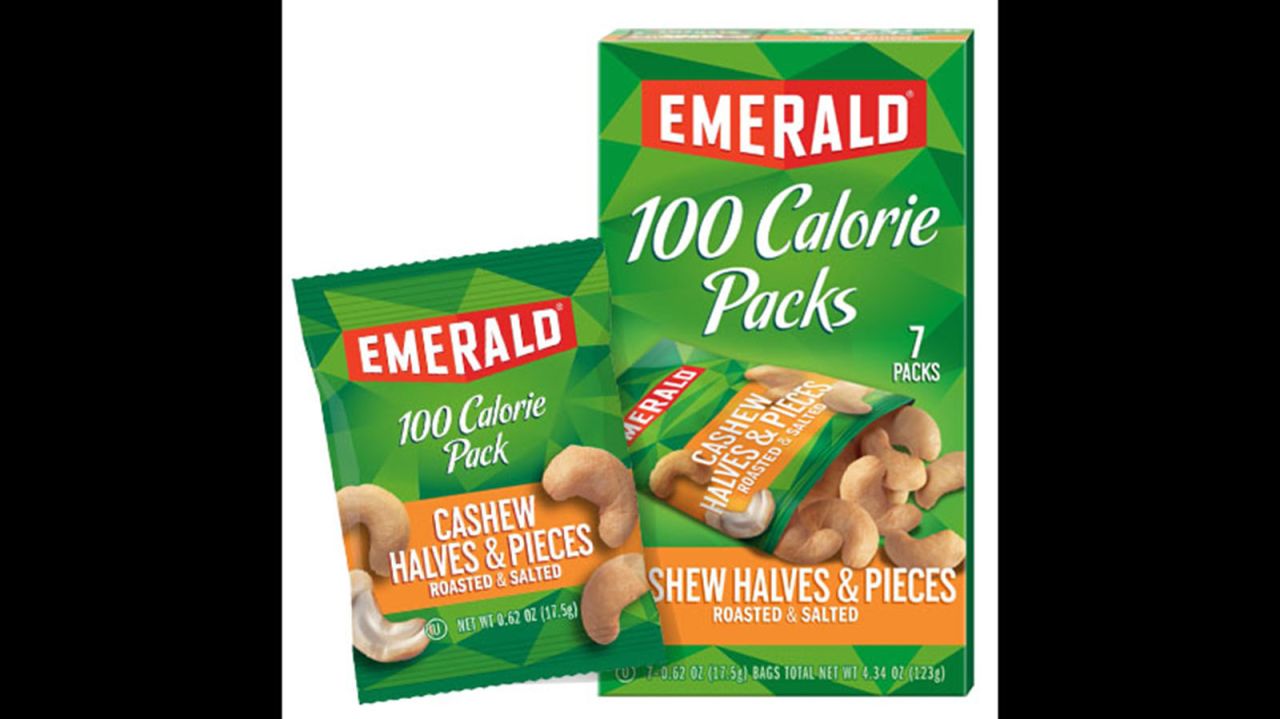 The company that owns Emerald-brand nuts is recalling 100-calorie packages of roasted and salted cashew halves and pieces. The packages <a href="http://www.cnn.com/2016/04/04/health/glass-fragments-recall-peppers-cashews/" target="_blank">are being recalled</a> "due to the possible presence of small glass pieces," the company said on Friday, April 1. No injuries have been reported, but the recall was issued out of an abundance of caution following a consumer complaint.