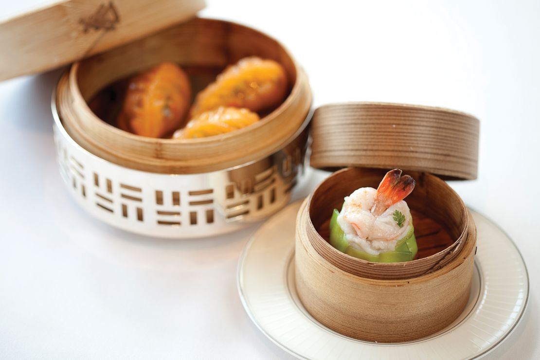 Dim sum and dumplings are a few fan favorites at this Michelin-starred restaurant. 