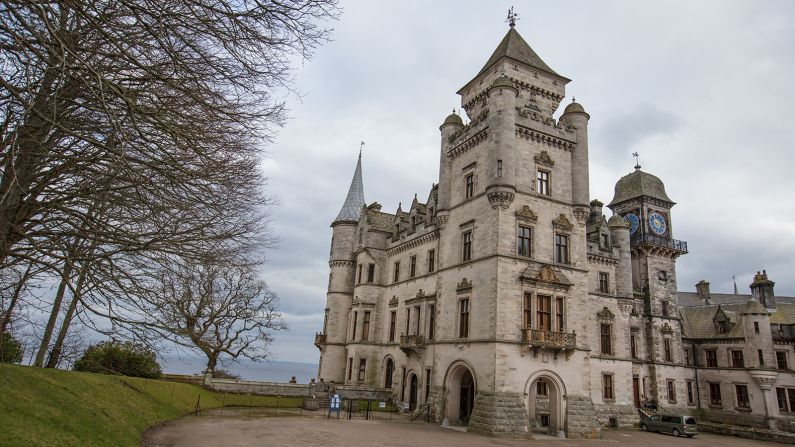 Disneyesque <a href="index.php?page=&url=http%3A%2F%2Fwww.dunrobincastle.co.uk%2F" target="_blank" target="_blank">Dunrobin Castle</a>, located on the outskirts of Golspie, is the most northerly of Scotland's great houses. It's also one of Britain's oldest continuously inhabited houses dating back to the early 1300s, home to the Earls and later, the Dukes of Sutherland. The castle, which is more akin to a French chateau with its towering conical spires, has seen the architectural influences of Sir Charles Barry, who designed London's Houses of Parliament and Scotland's own Sir Robert Lorimer. The site also boasts a falconry center and picturesque gardens.