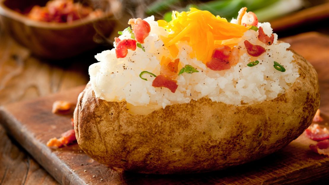 Potatoes offer many nutrients and minerals, but can become unhealthy if fried or loaded with butter, sour cream and cheese.