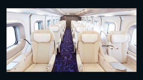 Hokkaido Railway Company's 18-seat luxury "Gran Class" carriage. 