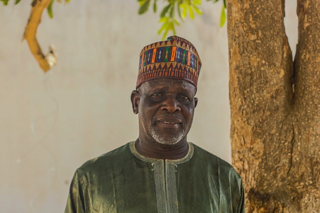 "I was an ex-soldier living in Bama when the Boko Haram terrorists came. They burned all of my property, my animals and killed my two sons. My son had married June 15th, 2013 and he was killed 1st September, two months after his wedding. We walked to Maiduguri and have been living here for some time now, but I struggle with food, clothing and a mattress to lay my head on. I still don't have food and I have a young 10-year-old and a wife to feed."