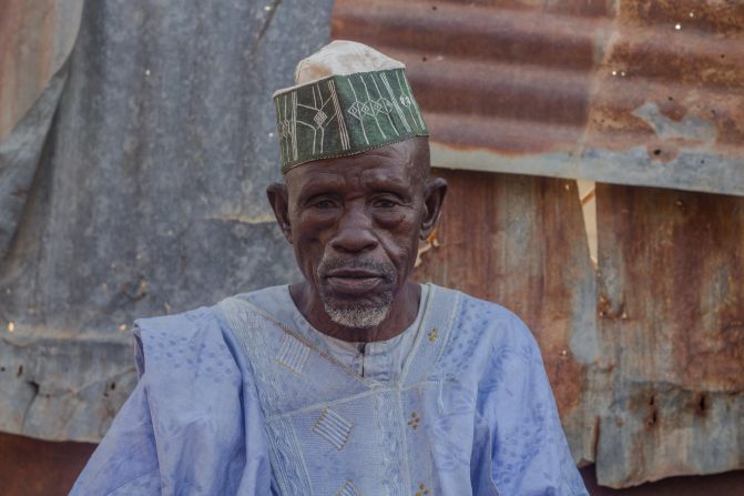 "I am the Bulama for the compound we live in. We are about a hundred in number. Since we moved to this neighborhood from Yimimi, Konduga Local Community, we haven't received help, be it clothing, food or anything. They (NGOs) wrote our names (down) 10 weeks ago but we haven't seen them again. We sell charcoal to help pay rent. Its 1,000 Naira ($5) a room per month and the landlord has started saying there will be an increase in rent to 3,000 Naira ($15). Most of us might end up being evicted. That is what we are worried about."