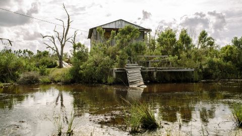 Isle de Jean Charles, Louisiana, is getting a $48 million federal grant to relocate residents because of increasingly frequent flooding and exposure to storms. Causes include coastal erosion and climate change.