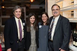 Kevin Foskett, left, Kramer-Golinkoff and her parents work together on Emily's Entourage.