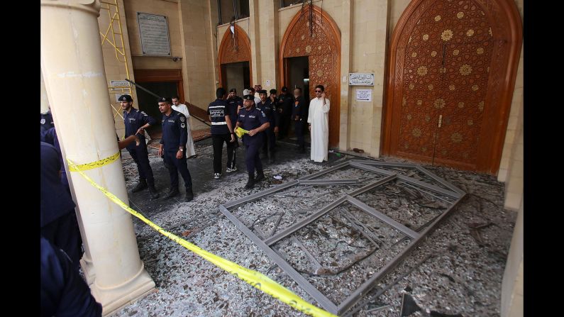 ISIS also claimed responsibility for what it called a suicide bombing <a href="index.php?page=&url=http%3A%2F%2Fwww.cnn.com%2F2015%2F06%2F26%2Fworld%2Fkuwait-mosque-attack%2F" target="_blank">at the Al-Sadiq mosque</a> in Kuwait City on June 26, 2015. At least 27 people were killed and at least 227 were wounded, state media reported at the time. The bombing came on the same day as the attack on the Tunisian beach. 