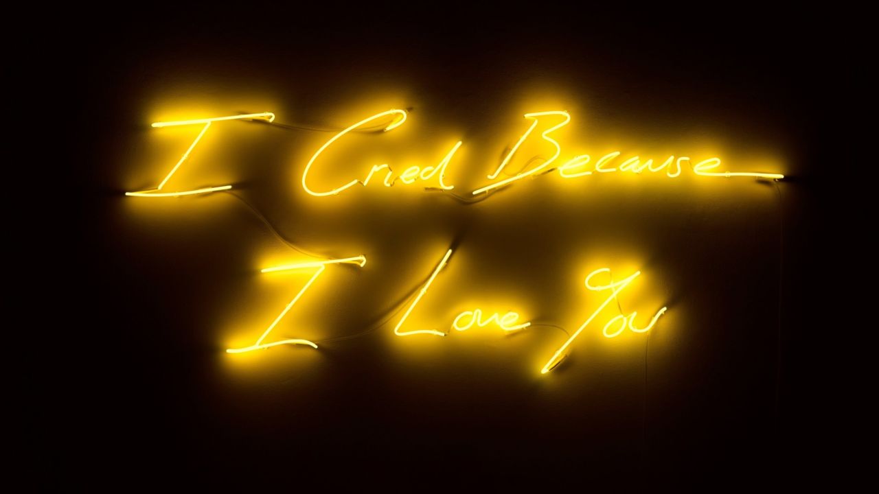 tracey emin i cried because i love you