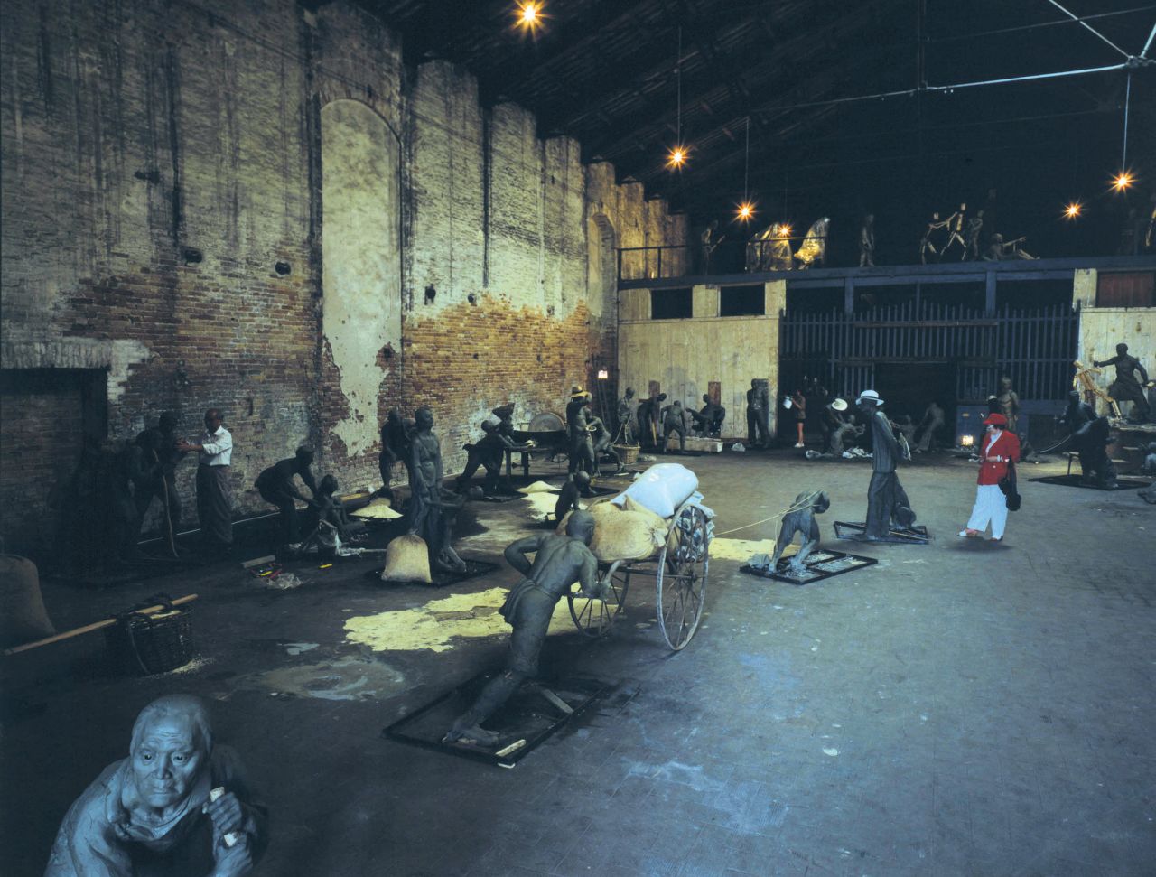 "Venice's Rent Collection Courtyard", Deposito Polveri, Arsenale, Venice Biennale, 1999.