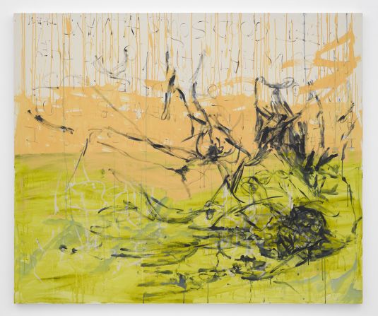 Tracey Emin, <em>I tried to hold your soul, </em>2015, acrylic on canvas, 60.04 x 72.05 inches (canvas), 152.5 x 183 cm, courtesy of Lehmann Maupin and White Cube<br />