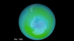 ozone layer south pole 1985