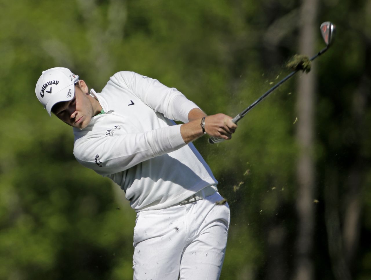 Willett hits off the 12th tee on Sunday. He had five birdies and no bogeys in the final round.