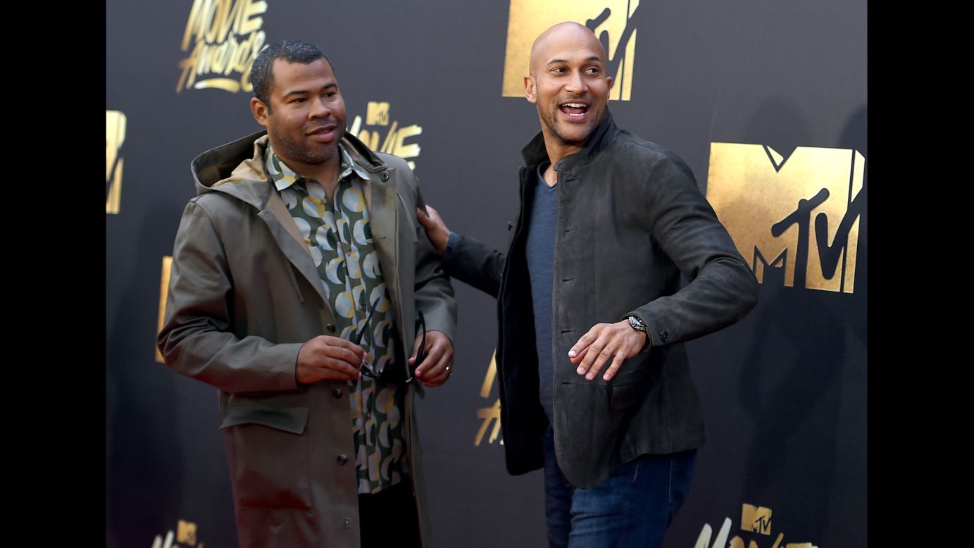 Keegan-Michael Key, left, and Jordan Peele