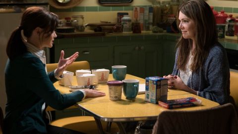 So much joy! Rory (Alexis Bledel, left) and Lorelai (Lauren Graham) are back for Netflix's revival of "Gilmore Girls." Here are some of the first images from the new episodes.