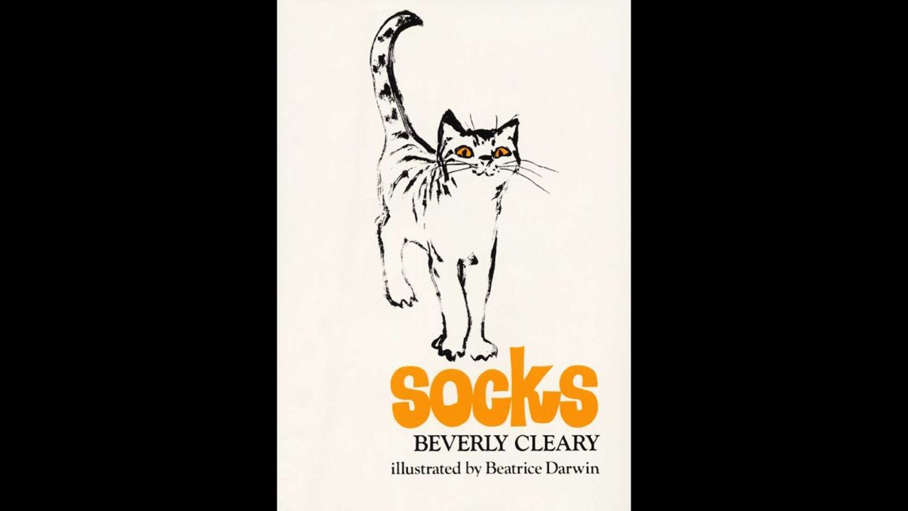 A cat named Socks has all the love he needs from his owners, the Brickers, until a new baby enters his life in 1973's "Socks." Now, he must share their attention with baby Charles William, and he starts getting into lots of scrapes to get more attention. 