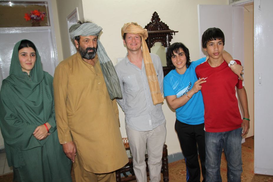 Power visited Toorpakai's family home in Peshawar. 